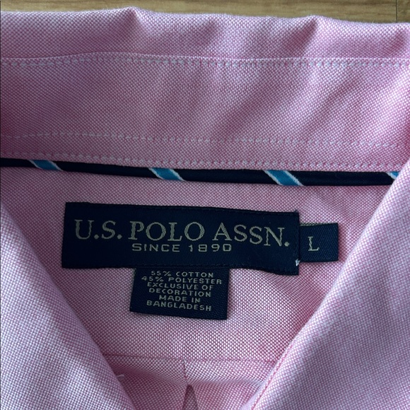U.S. Polo Assn. Pink Button-Down Oxford Shirt - Picture 2 of 10